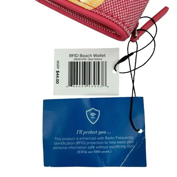 Vera Bradley RFID Beach Wallet NWT - Picture 4 of 7